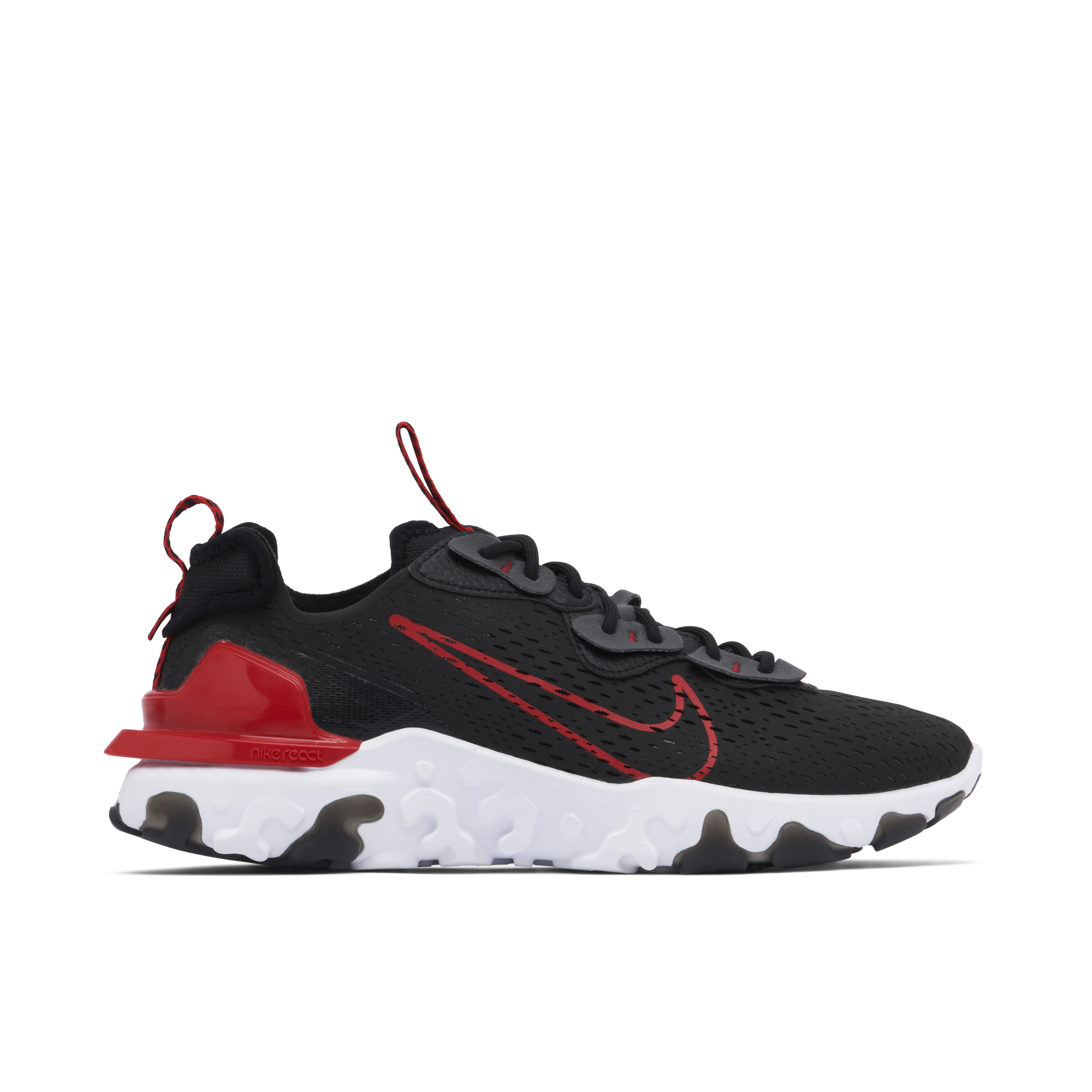 Nike React Vision Black University Red | FB3353-001 | Laced