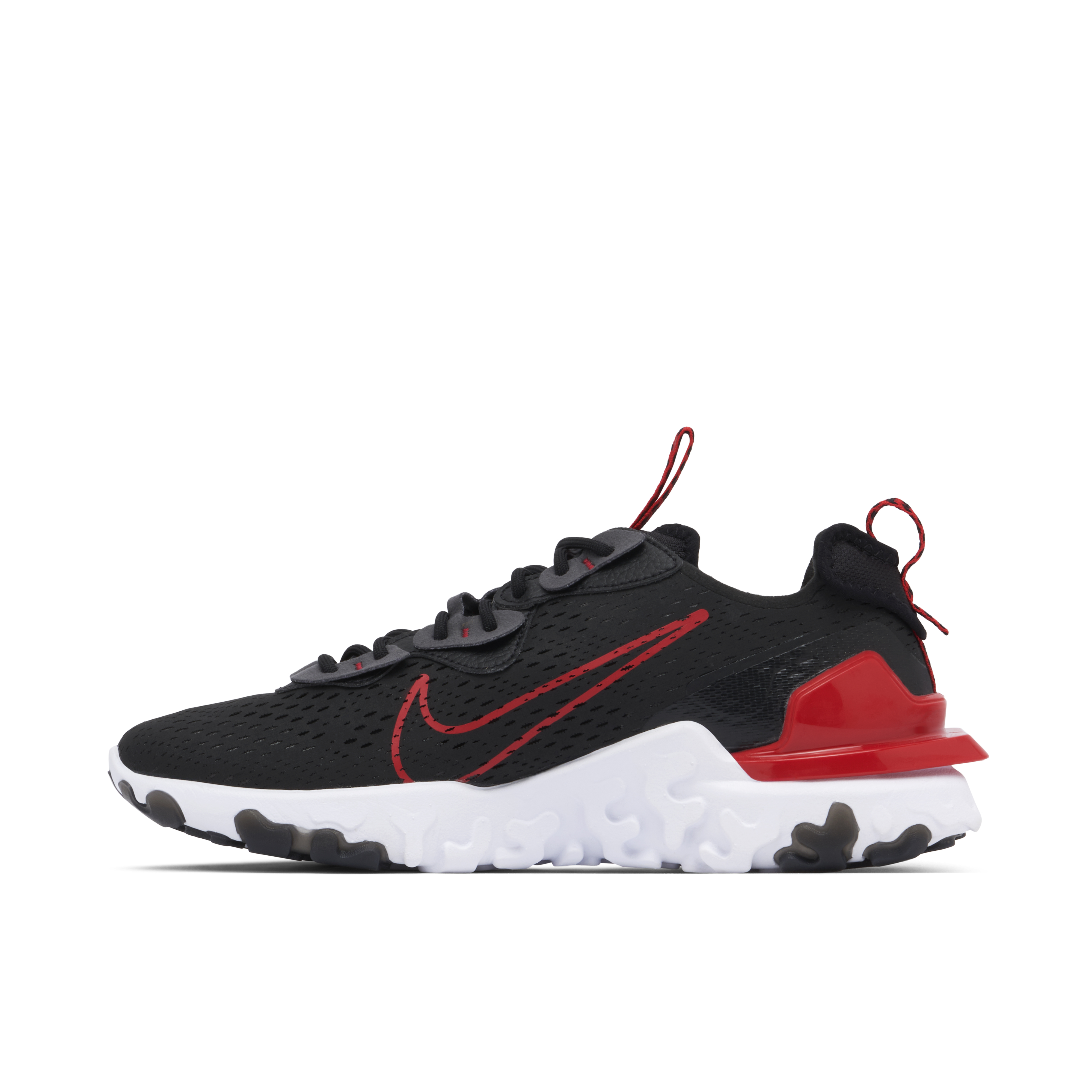 Nike React Vision Black University Red | FB3353-001 | Laced