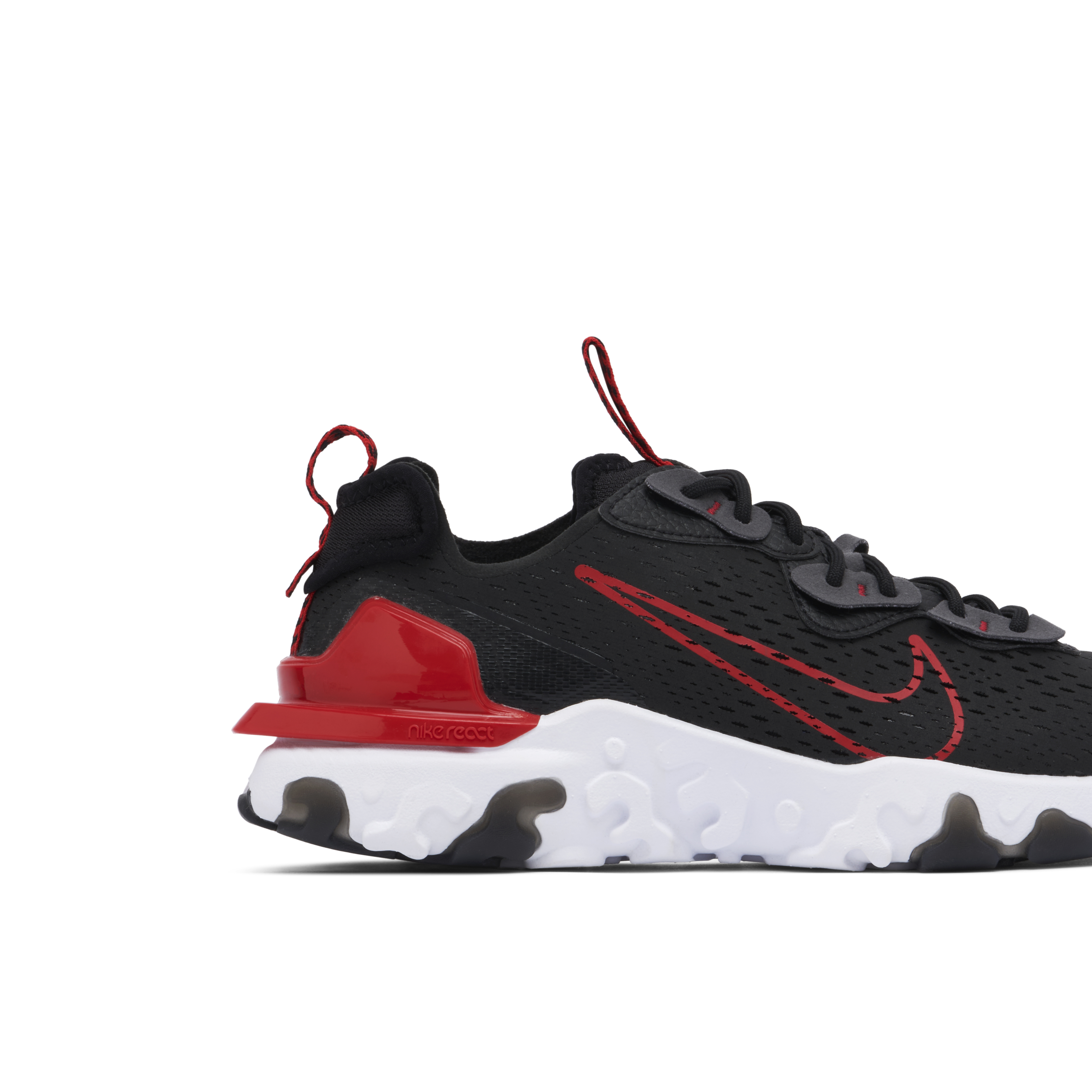 Nike React Vision Black University Red | FB3353-001 | Laced