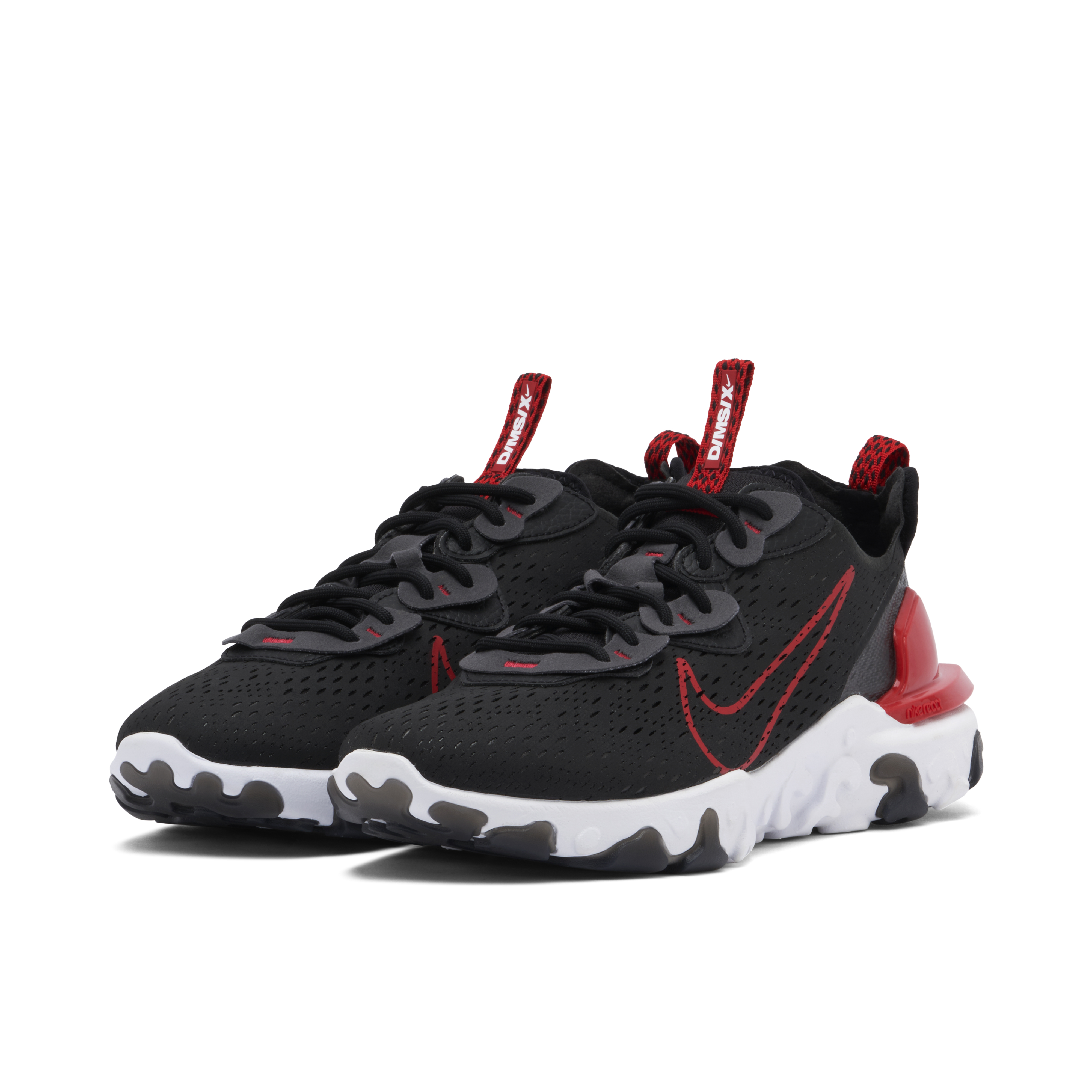 Nike React Vision Black University Red | FB3353-001 | Laced