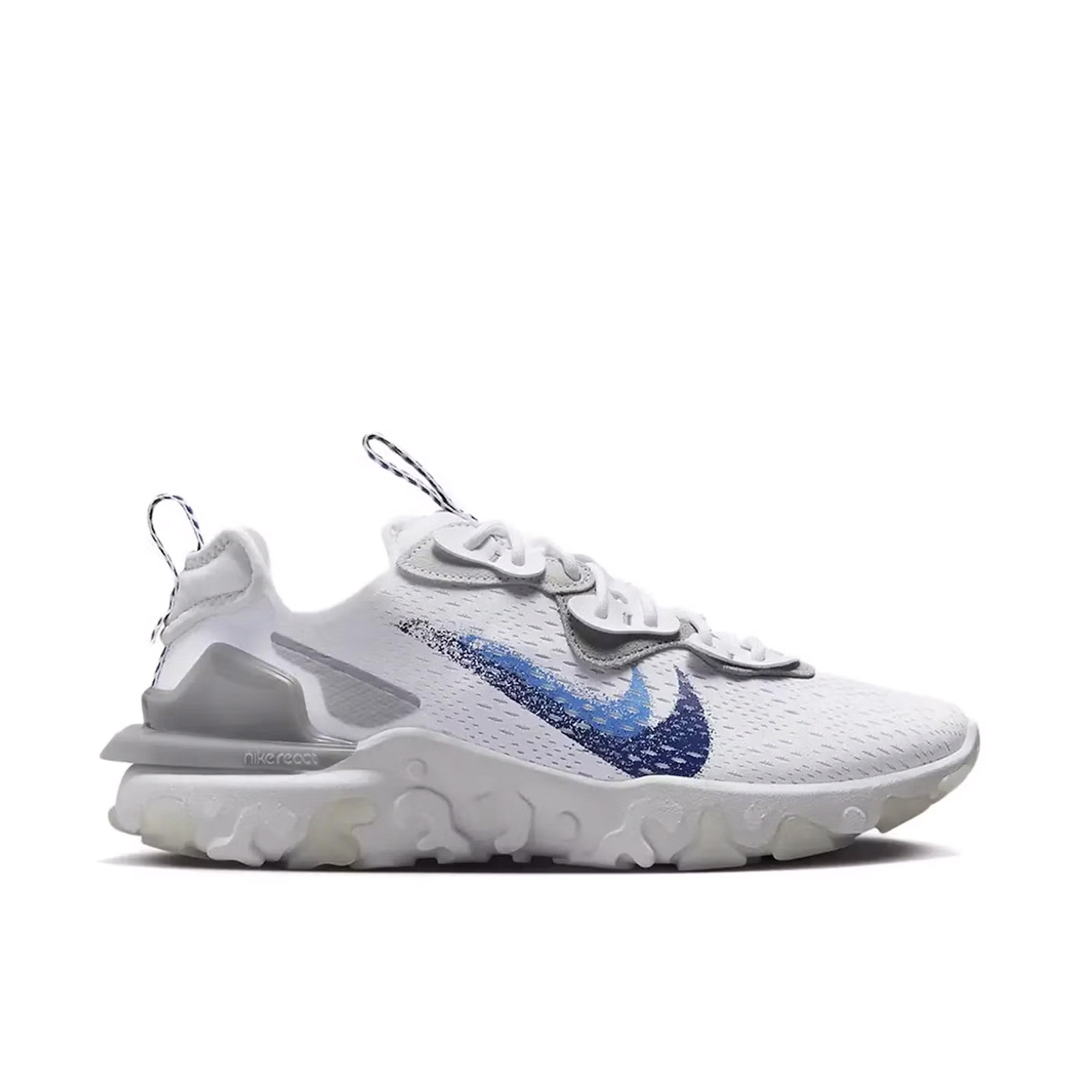 Nike React Vision White Double Blue Swoosh | FJ4231-100 | Laced