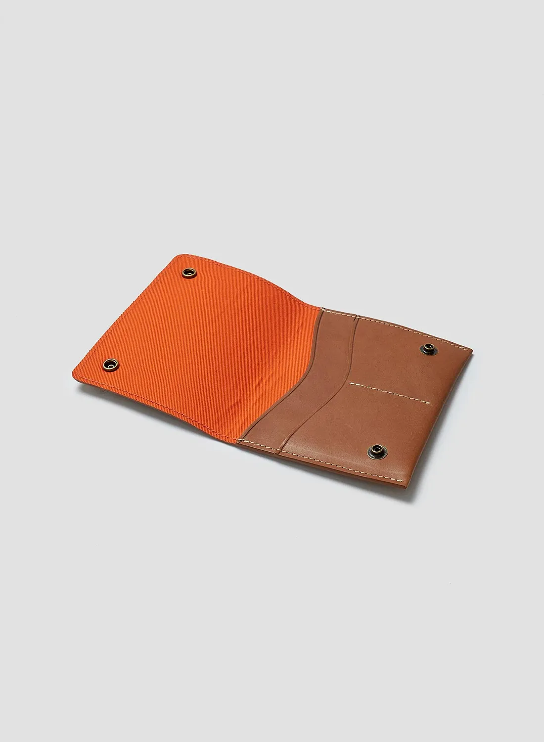 Passport Cover & Luggage Tag Leather Set in Tan