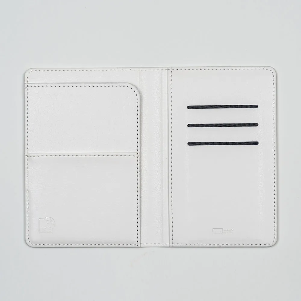 Personalised Premium Passport Holder and Luggage Tag (White)