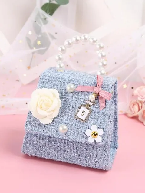 Petals And Pearls Preppy Bag