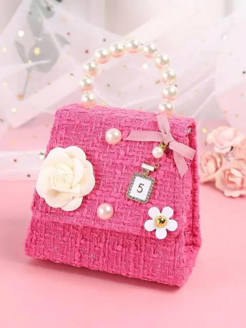 Petals And Pearls Preppy Bag