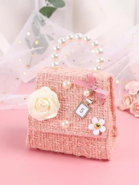 Petals And Pearls Preppy Bag