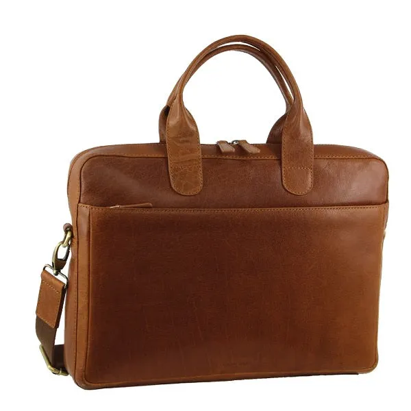 Pierre Cardin Unisex Leather Computer Bag PC3620