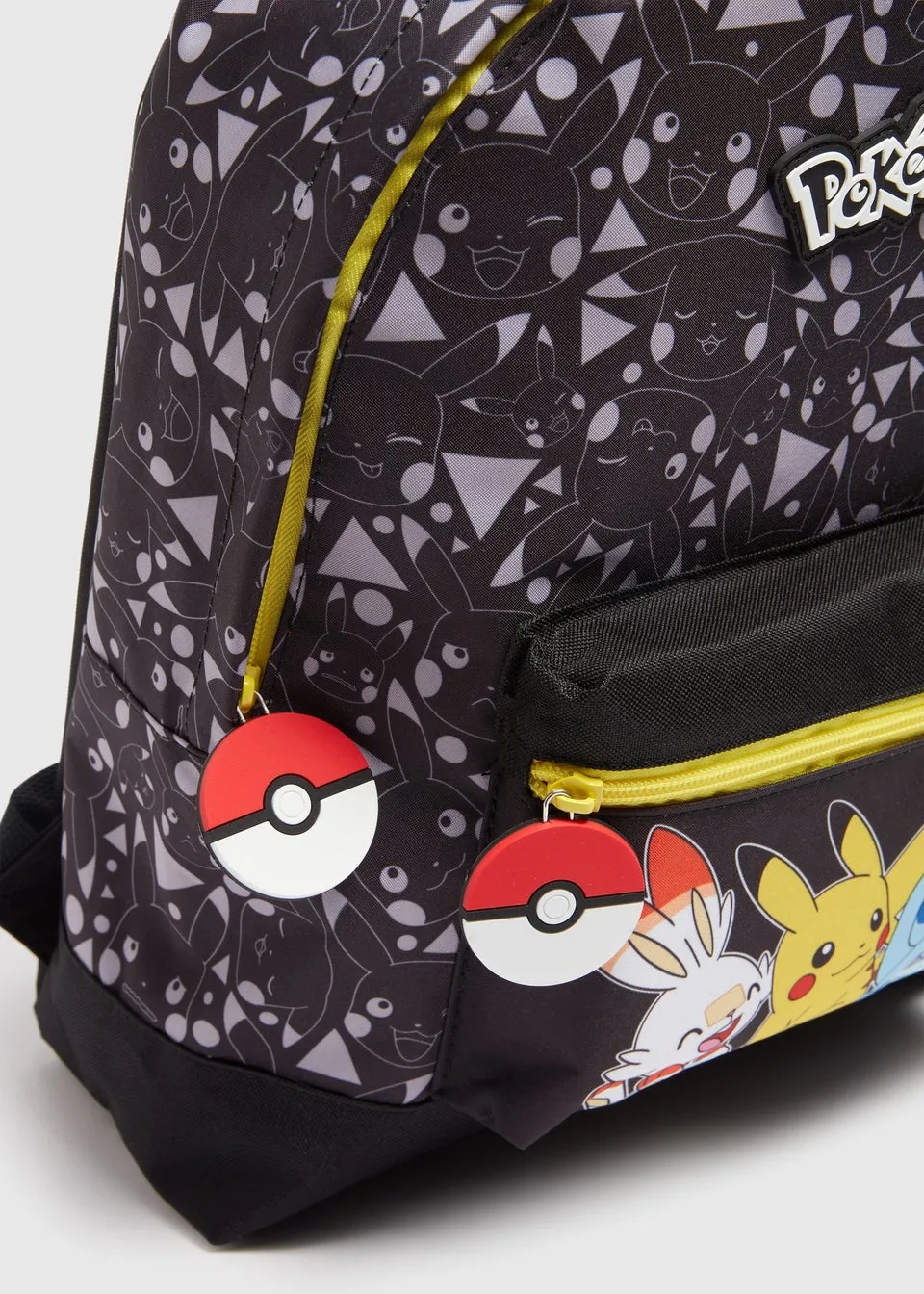 Pokemon Kids Black Backpack (39cm x 33cm)