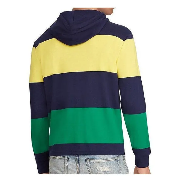 POLO RALPH LAUREN Hi Tech Light Weight Hoodie, Navy/ Multi