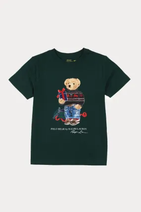 Polo Ralph Lauren Kids 2-6 Ya Unisex ocuk Polo Bear T-shirt