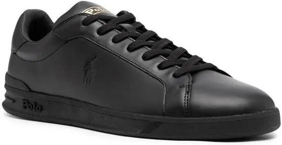 Polo Ralph Lauren logo-embossed low-top sneakers Black