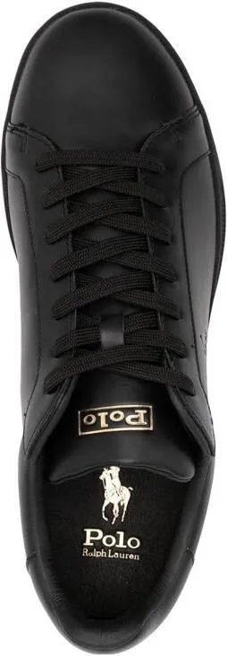 Polo Ralph Lauren logo-embossed low-top sneakers Black