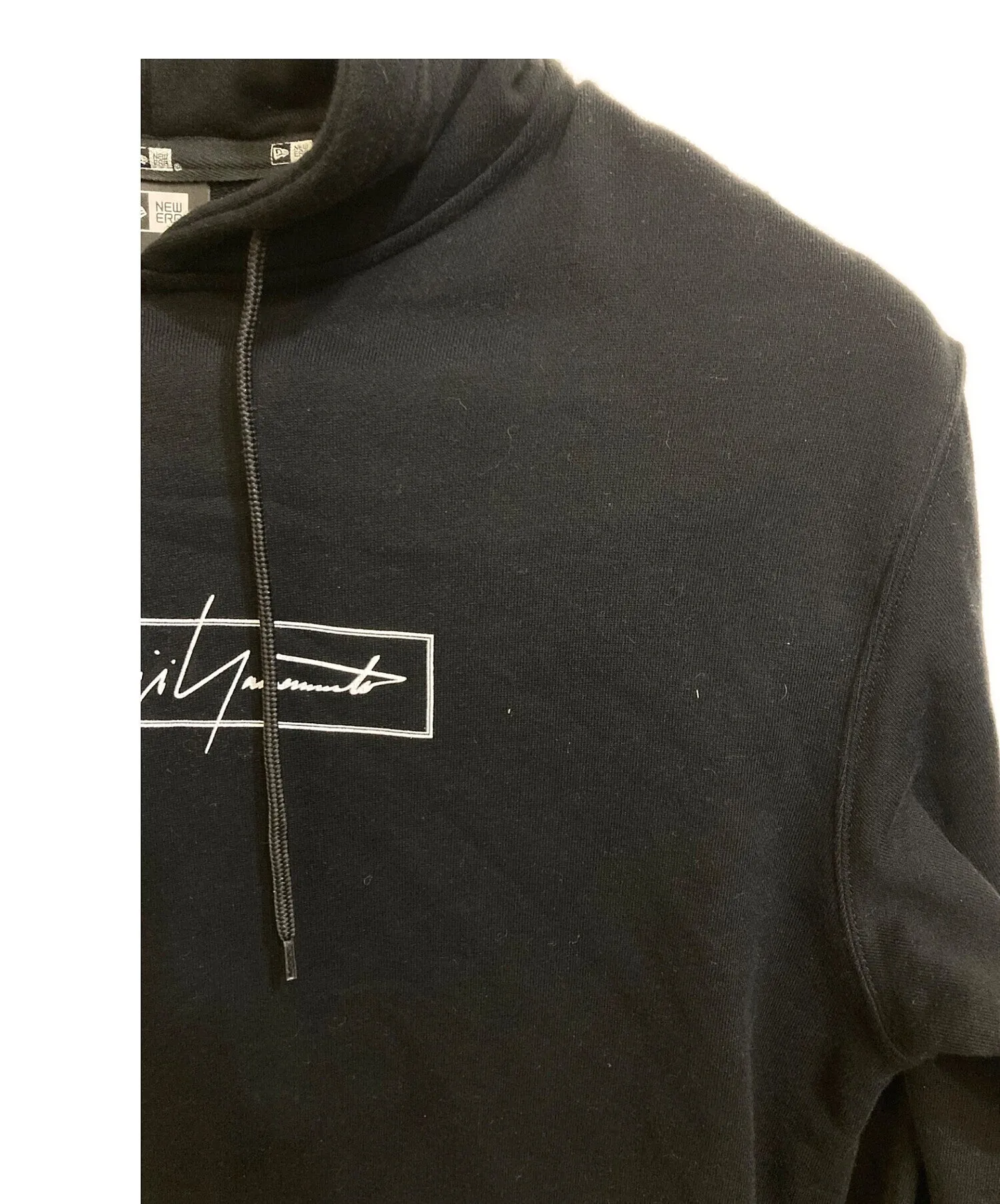 [Pre-owned] Yohji Yamamoto pour homme Box Logo Hoodie HX-T84-984