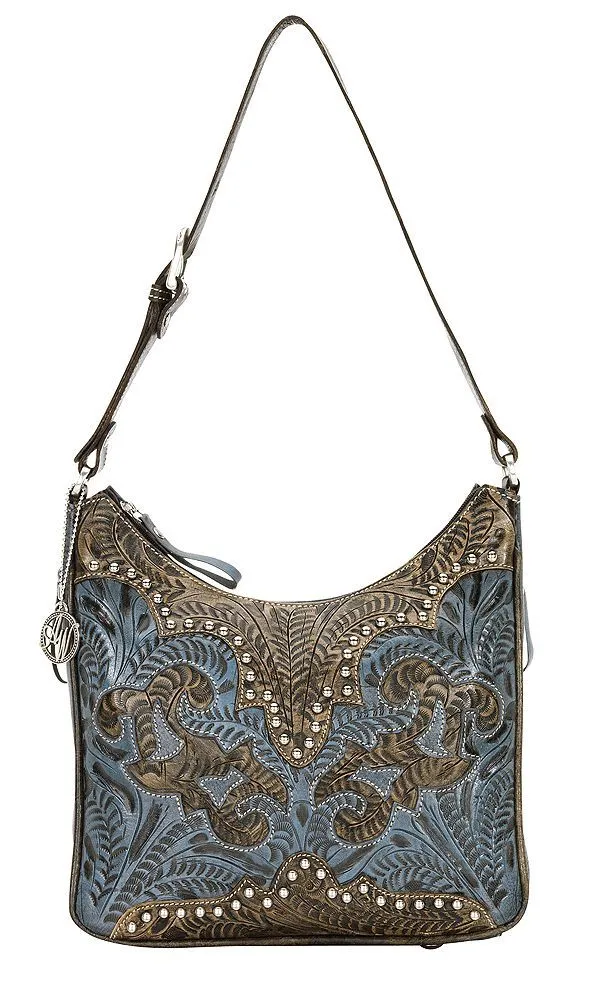 Product Name:  American West Annie's Secret Zip Top Shoulder Bag