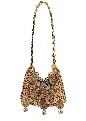 RABANNE 1969 Nano embellished disc shoulder bag -                         -                     -                