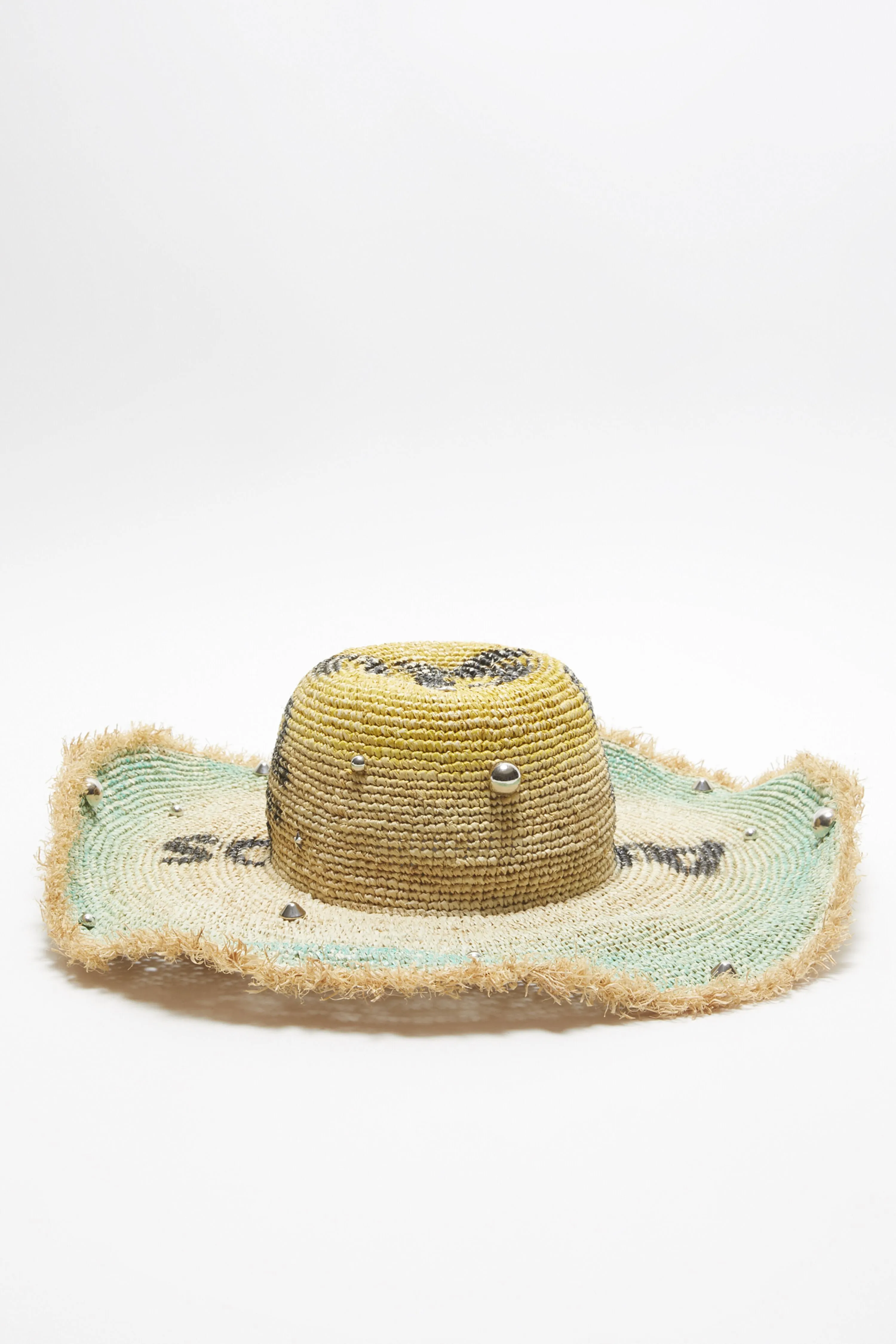 Raffia wide brim hat