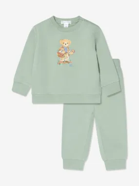 Ralph Lauren Baby Boys Bear Tracksuit in Green