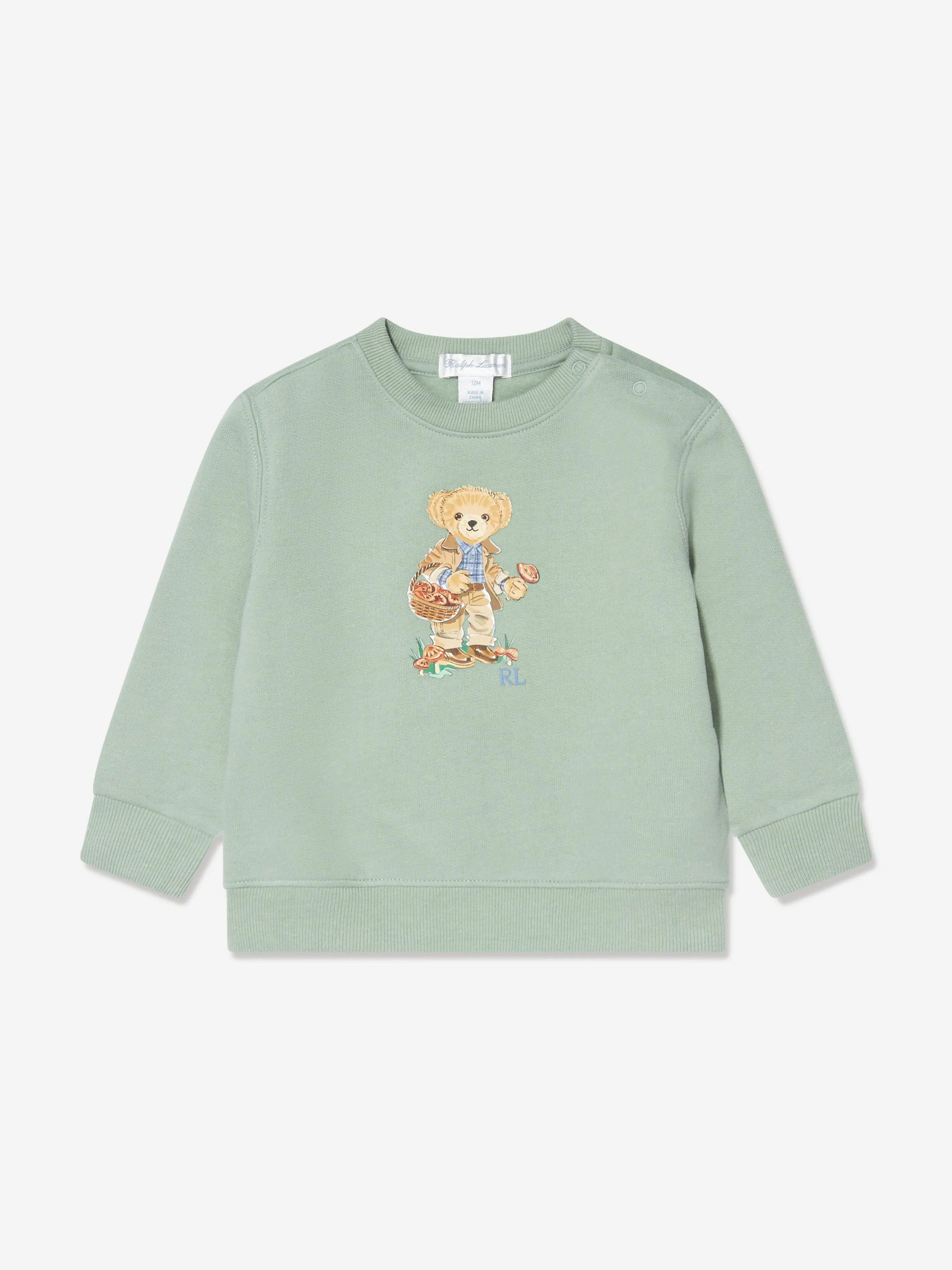 Ralph Lauren Baby Boys Bear Tracksuit in Green