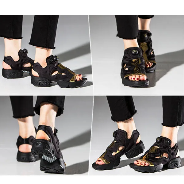 Reebok Wmns Instapump Fury Sandal Mag Black BD3184