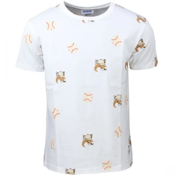 Reebok x Kitsune Men AOP Tee (white)