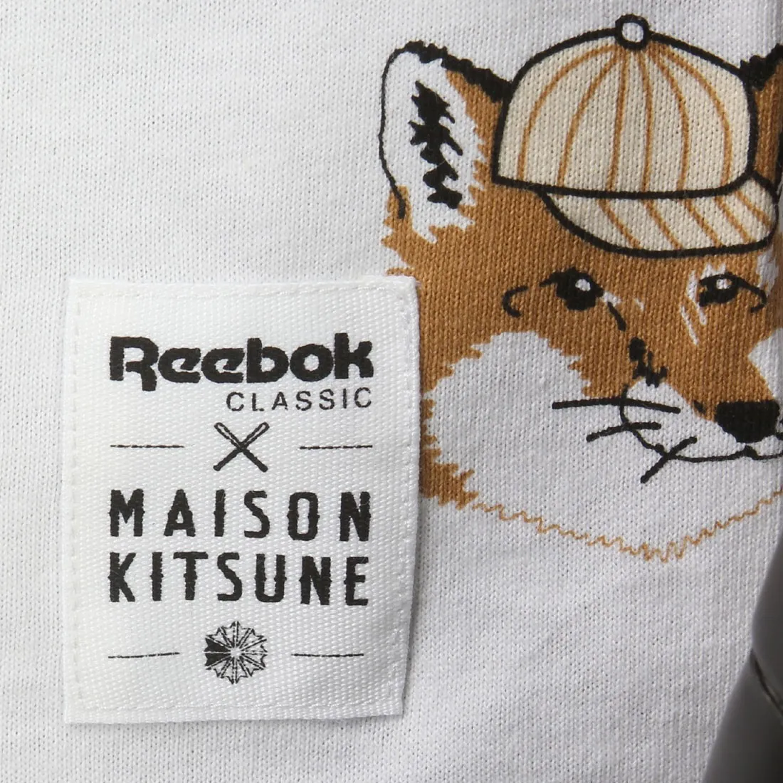 Reebok x Kitsune Men AOP Tee (white)