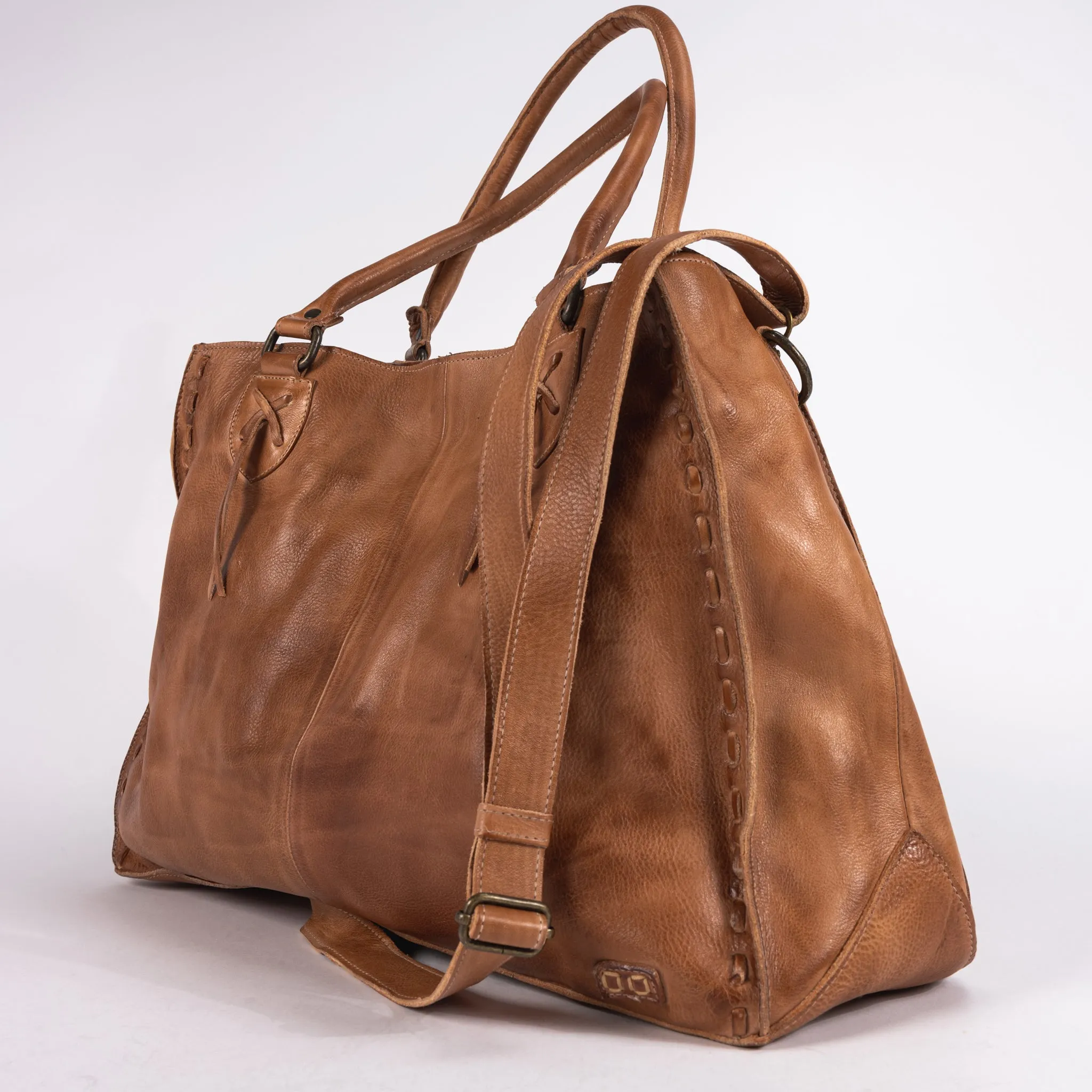 ROCKAWAY BAG - TAN - LEATHER