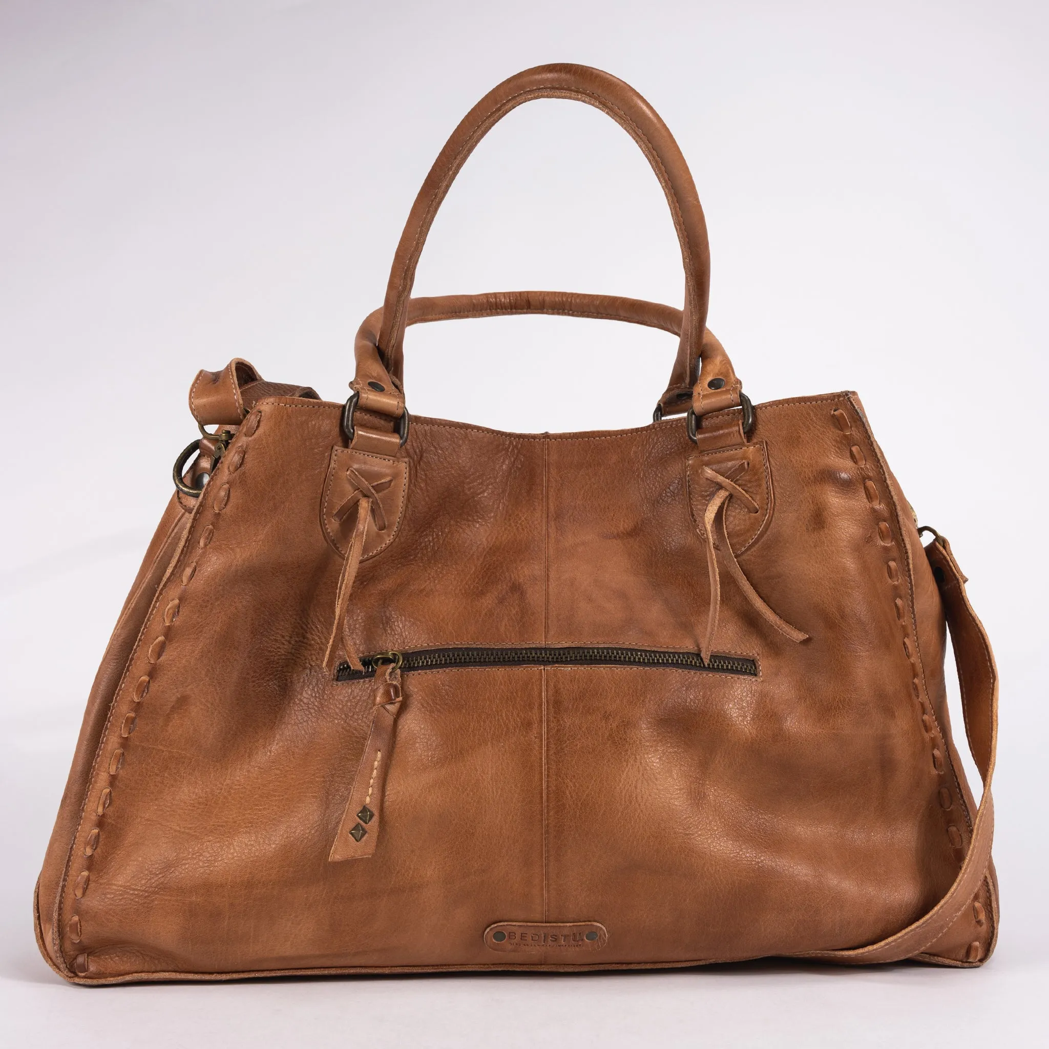 ROCKAWAY BAG - TAN - LEATHER