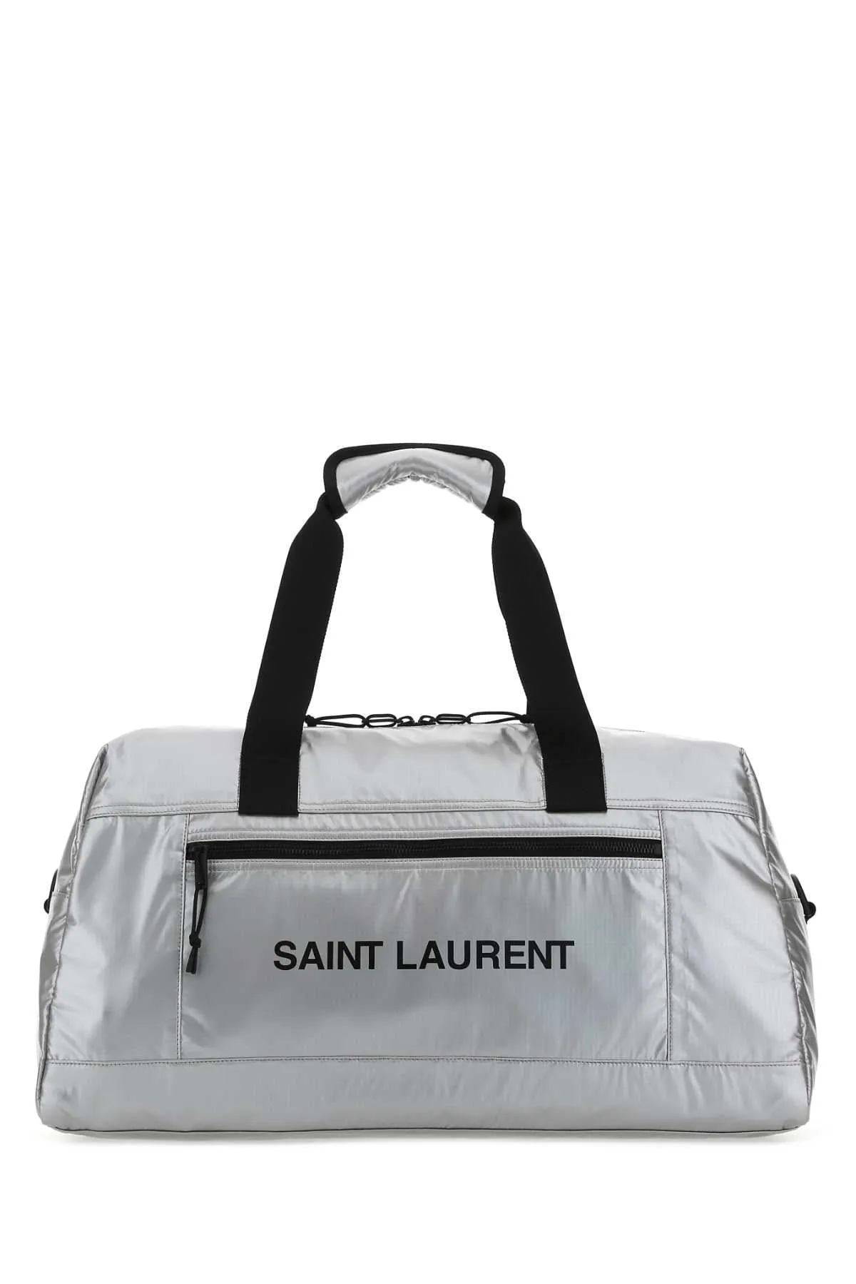 Saint Laurent Logo Printed Zip-Up Luggage Bag