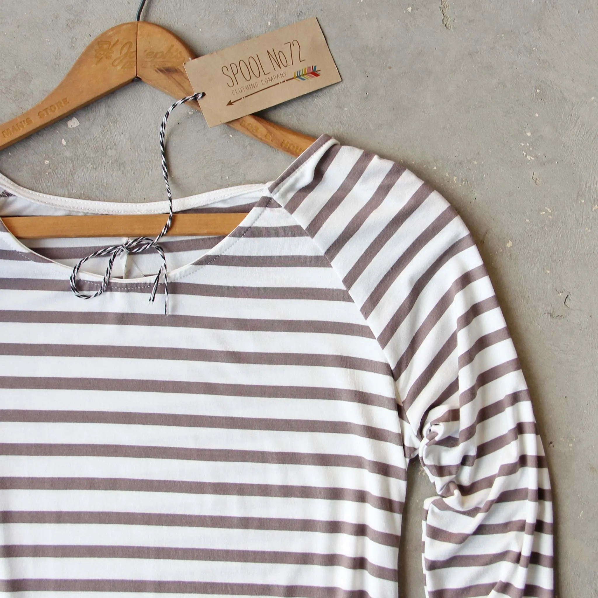 Sand Stripes Tunic Tee