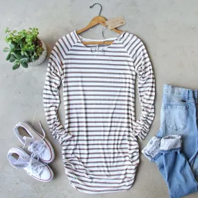 Sand Stripes Tunic Tee