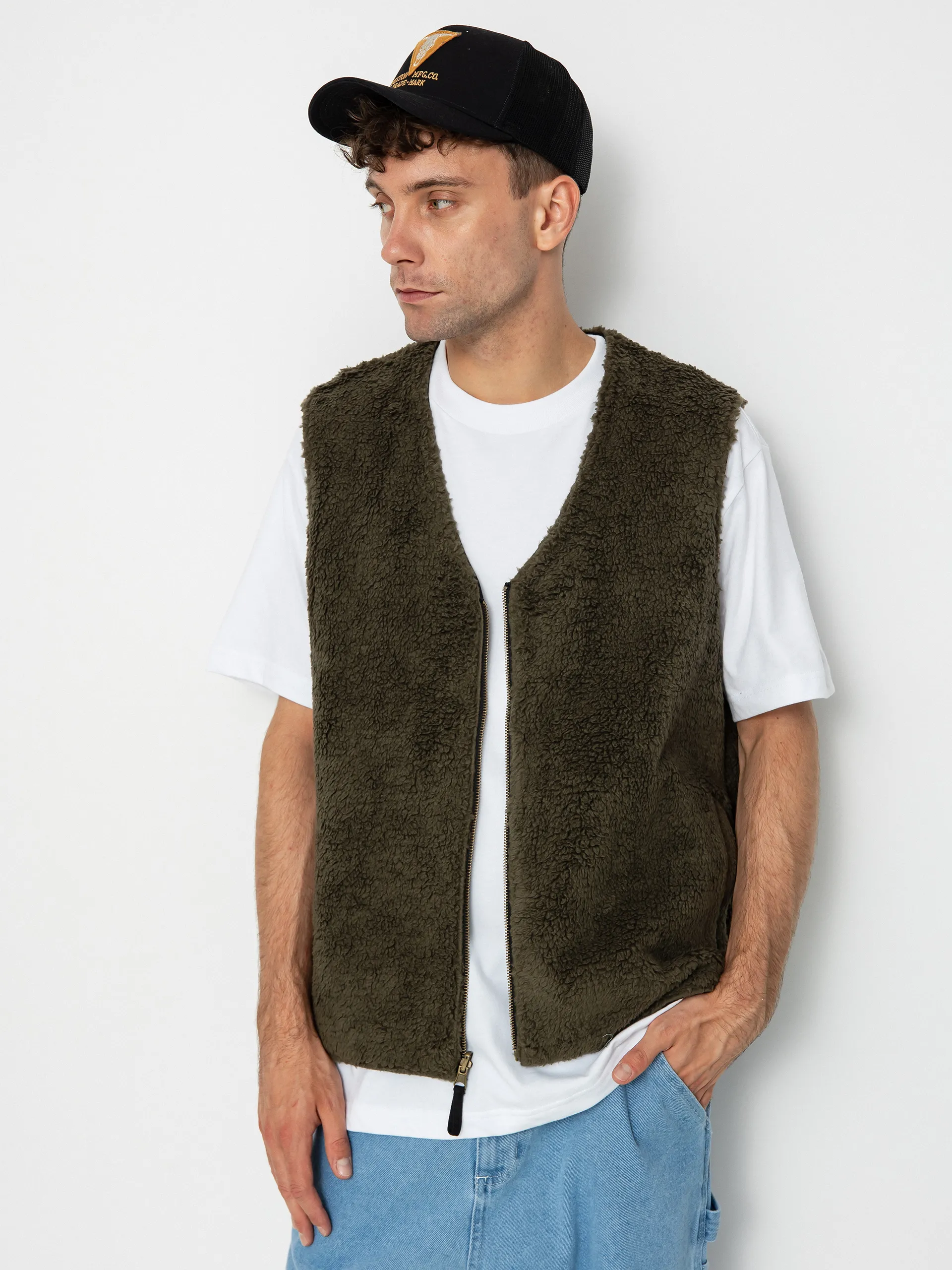 Santa Cruz Hideout Reversible Vest (black/sea kelp)