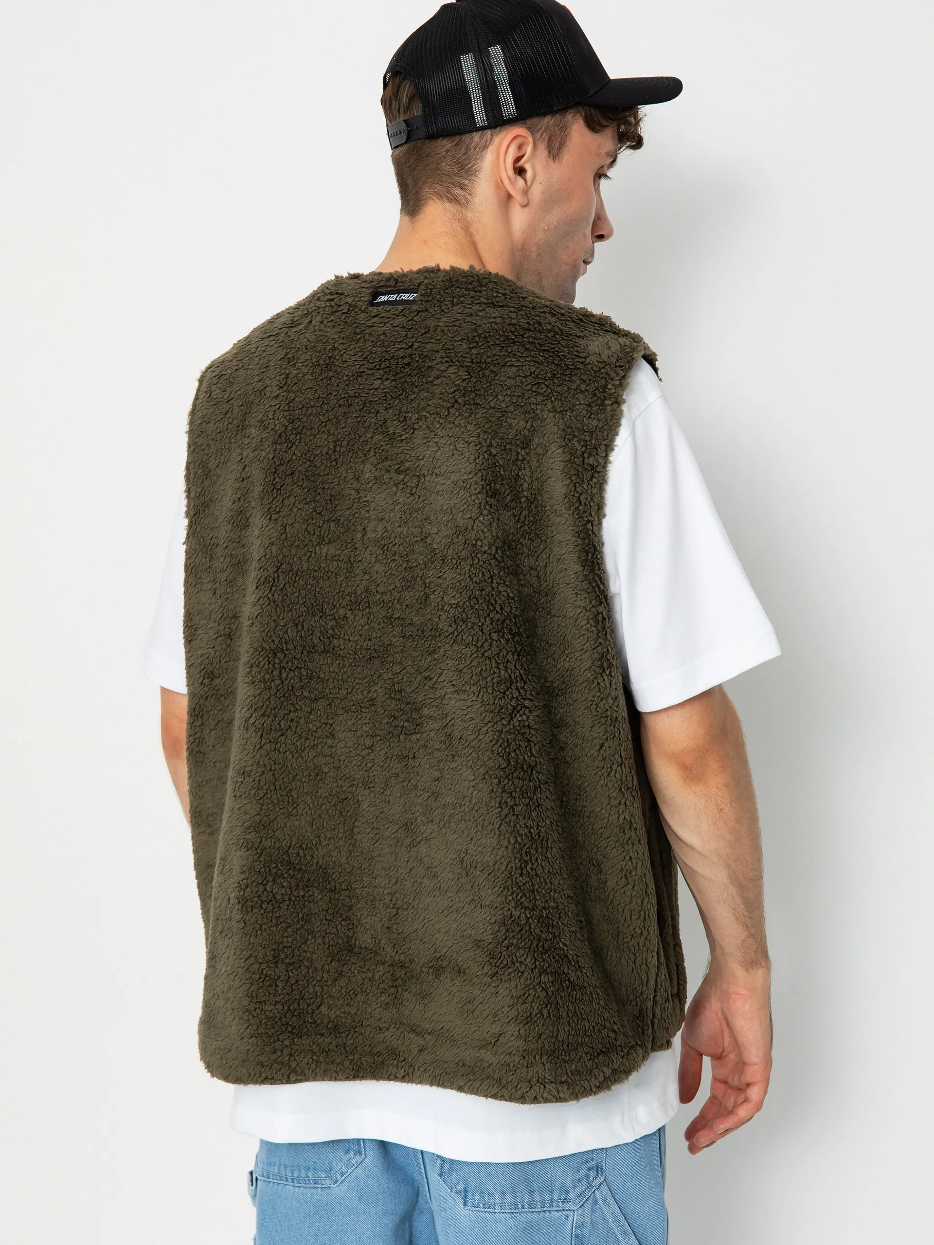 Santa Cruz Hideout Reversible Vest (black/sea kelp)