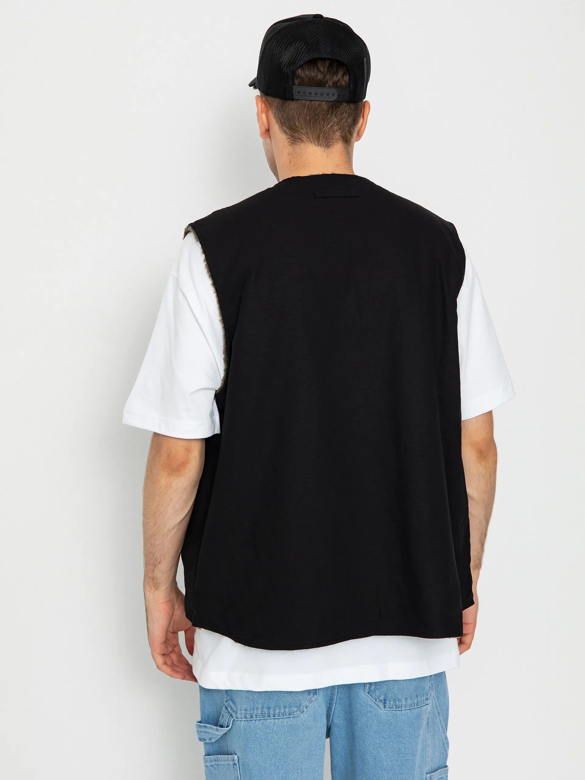 Santa Cruz Hideout Reversible Vest (black/sea kelp)