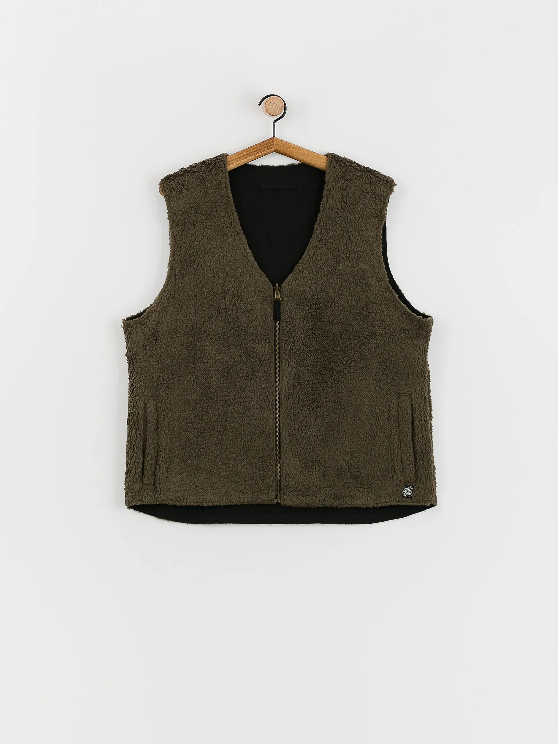 Santa Cruz Hideout Reversible Vest (black/sea kelp)