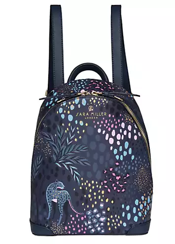 Sara Miller Midnight Leopard Mini Backpack | Kaleidoscope