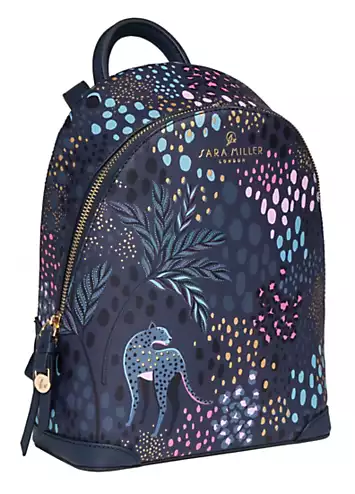 Sara Miller Midnight Leopard Mini Backpack | Kaleidoscope