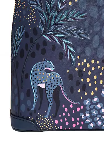 Sara Miller Midnight Leopard Mini Backpack | Kaleidoscope