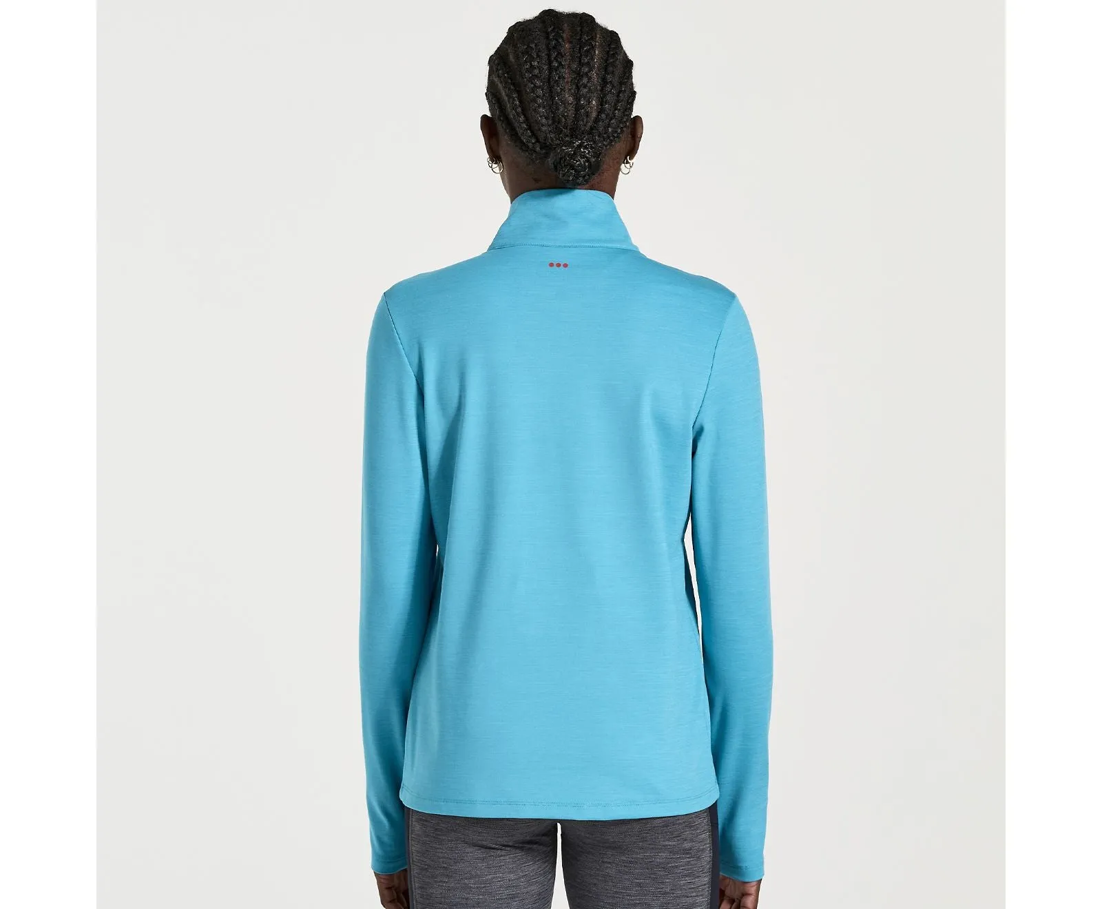 Saucony | Solstice 1/4-Zip | Women's | Turquoise/Heather