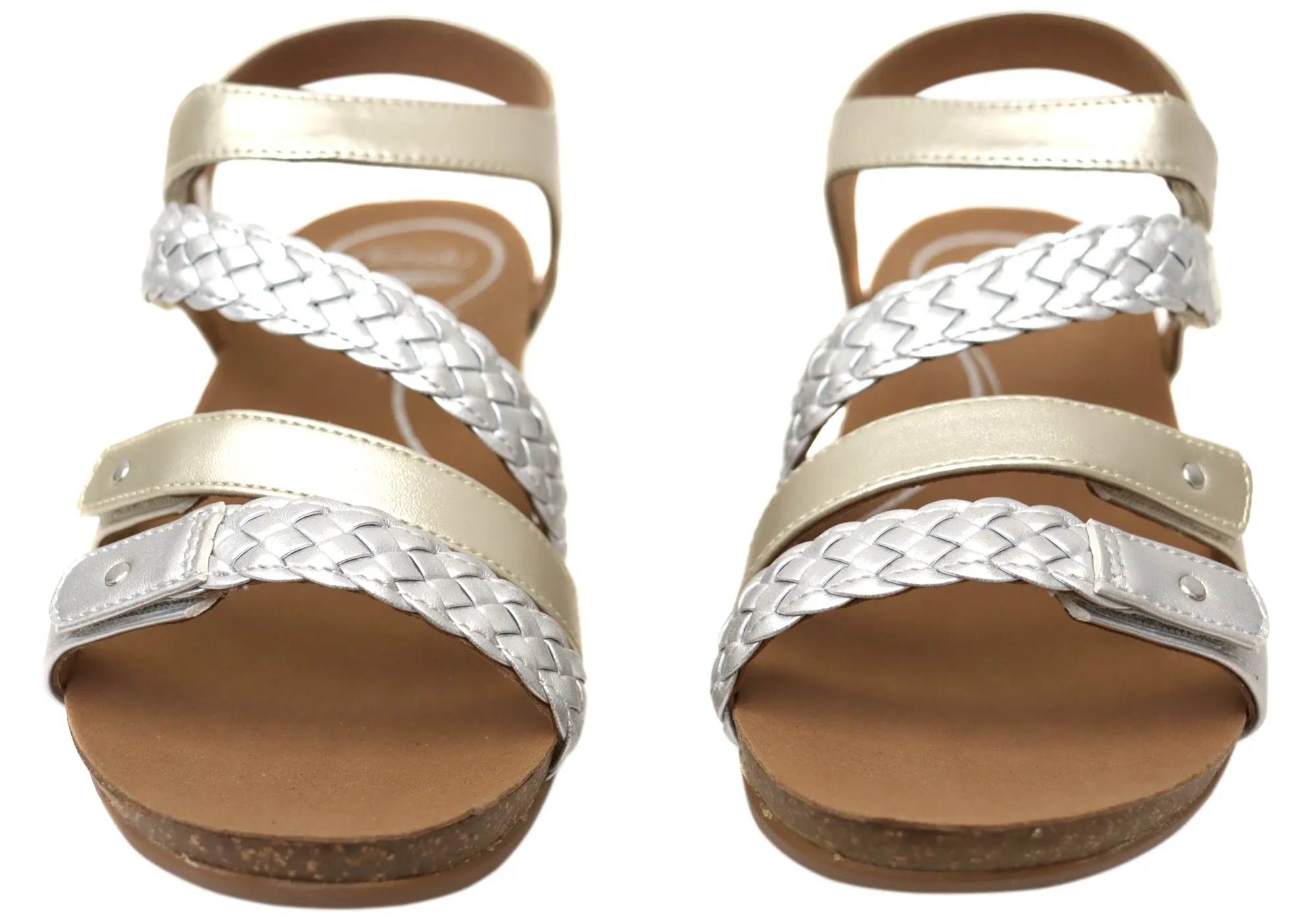 Scholl Orthaheel Josie Womens Comfortable Supportive Wedge Sandals