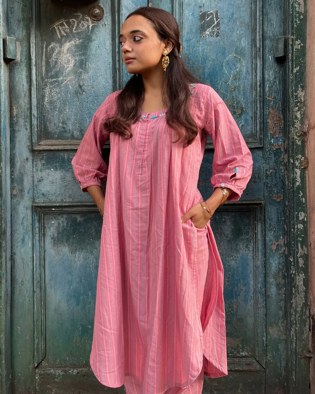 Shakha antifit tunic set