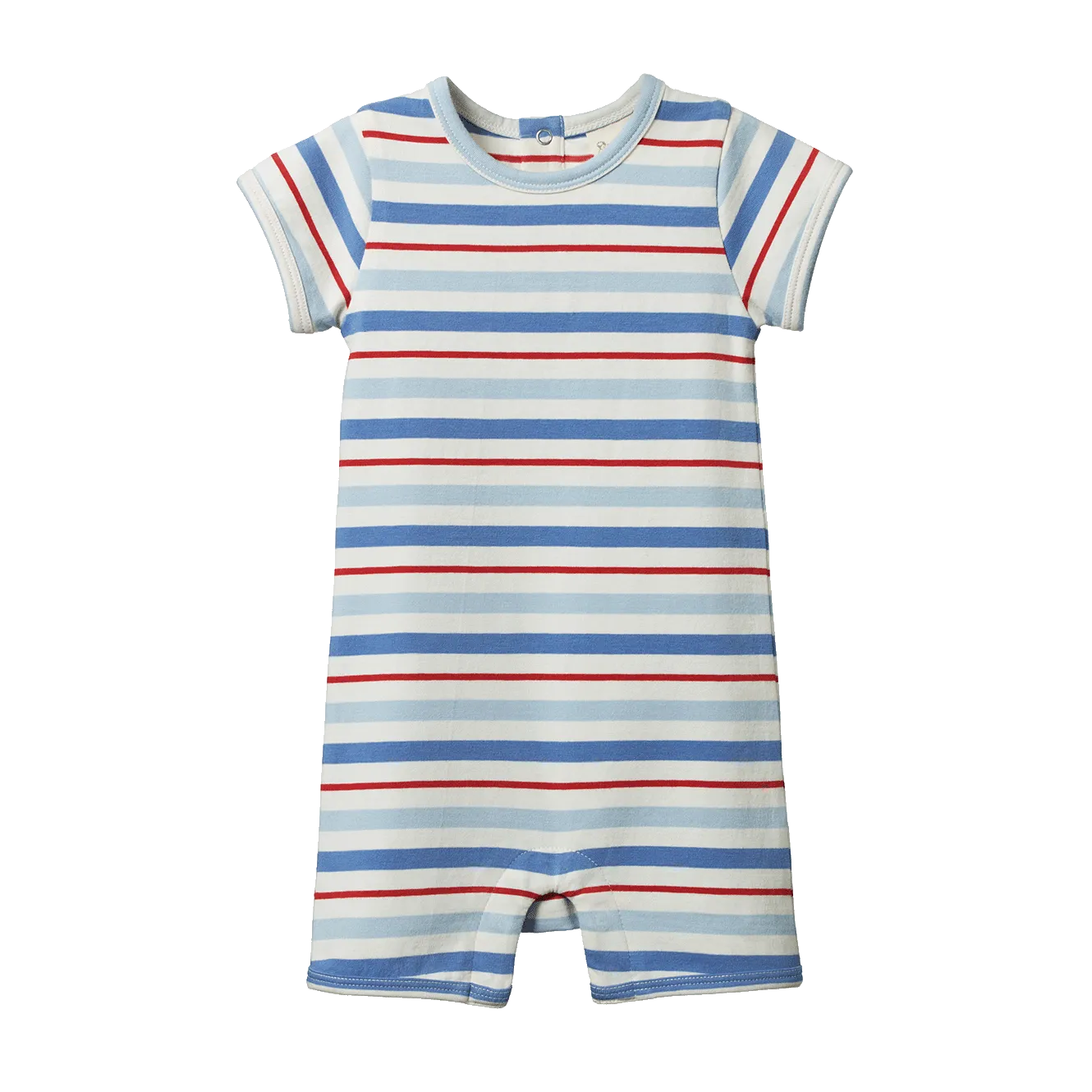 Short Sleeve Quincy Romper || Surf Stripe