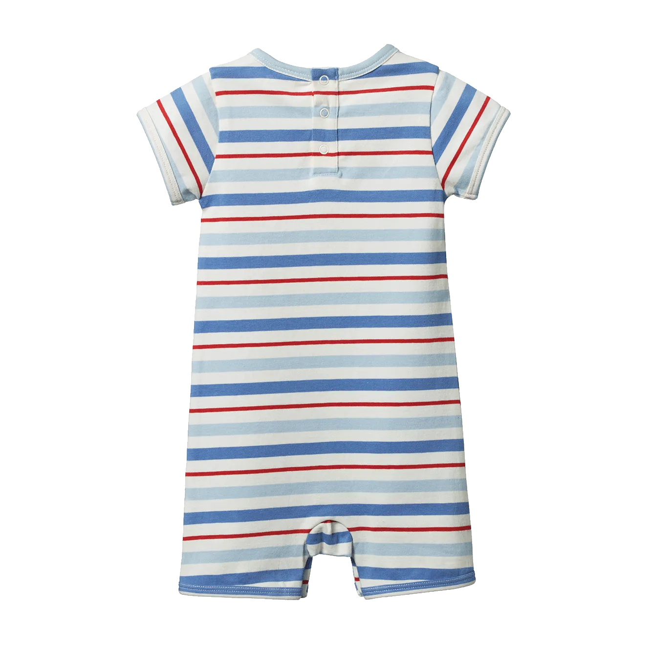 Short Sleeve Quincy Romper || Surf Stripe