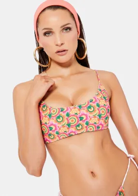 Sienna Mod Floral Bikini Top-