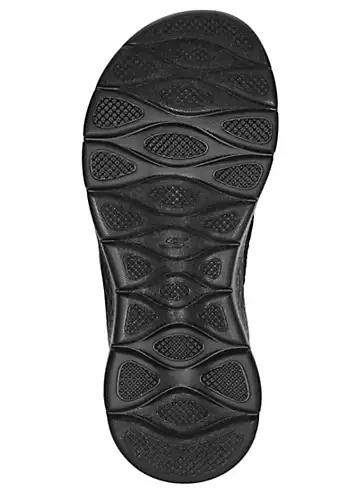 Skechers Black GO WALK Flex Splendor Sandals | Kaleidoscope