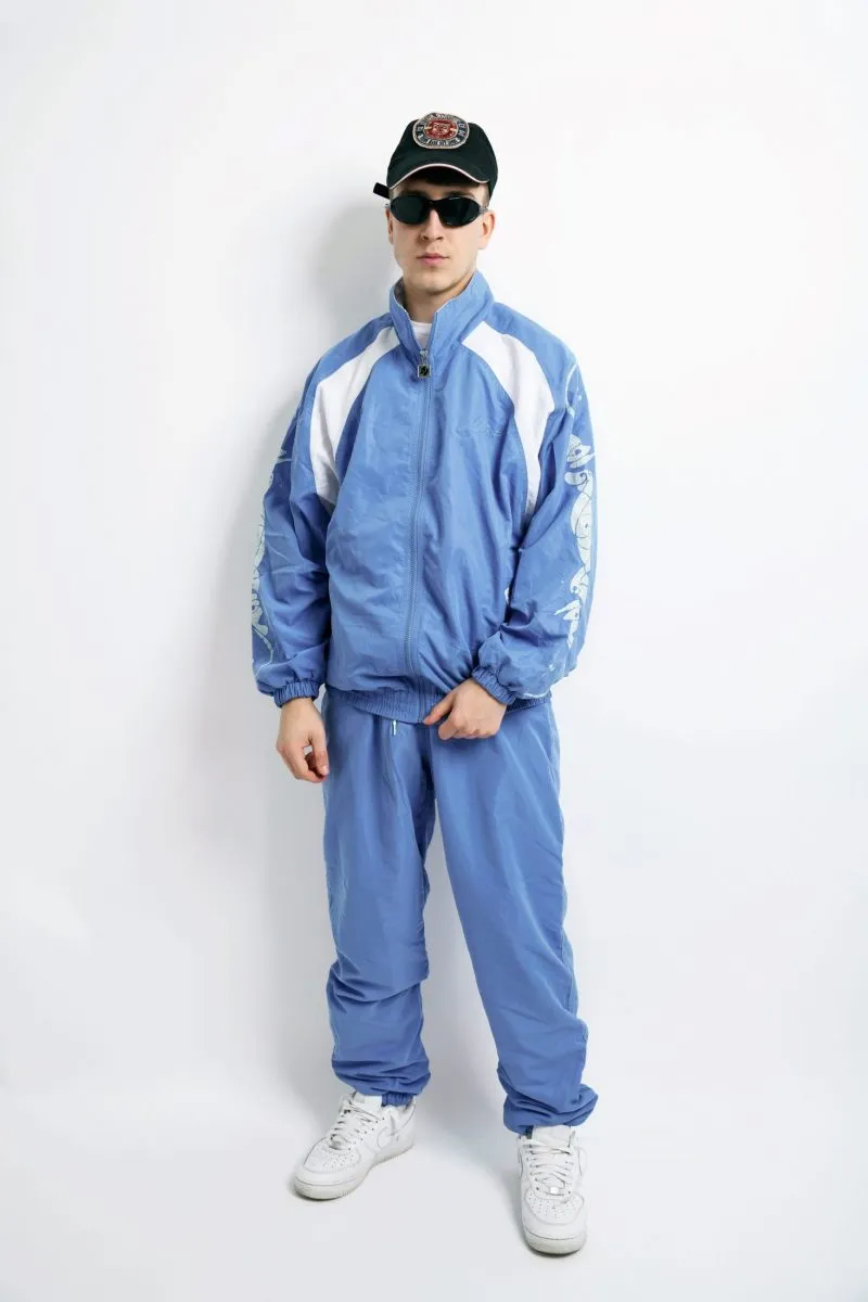 Sport vintage tracksuit Elefanti sky blue