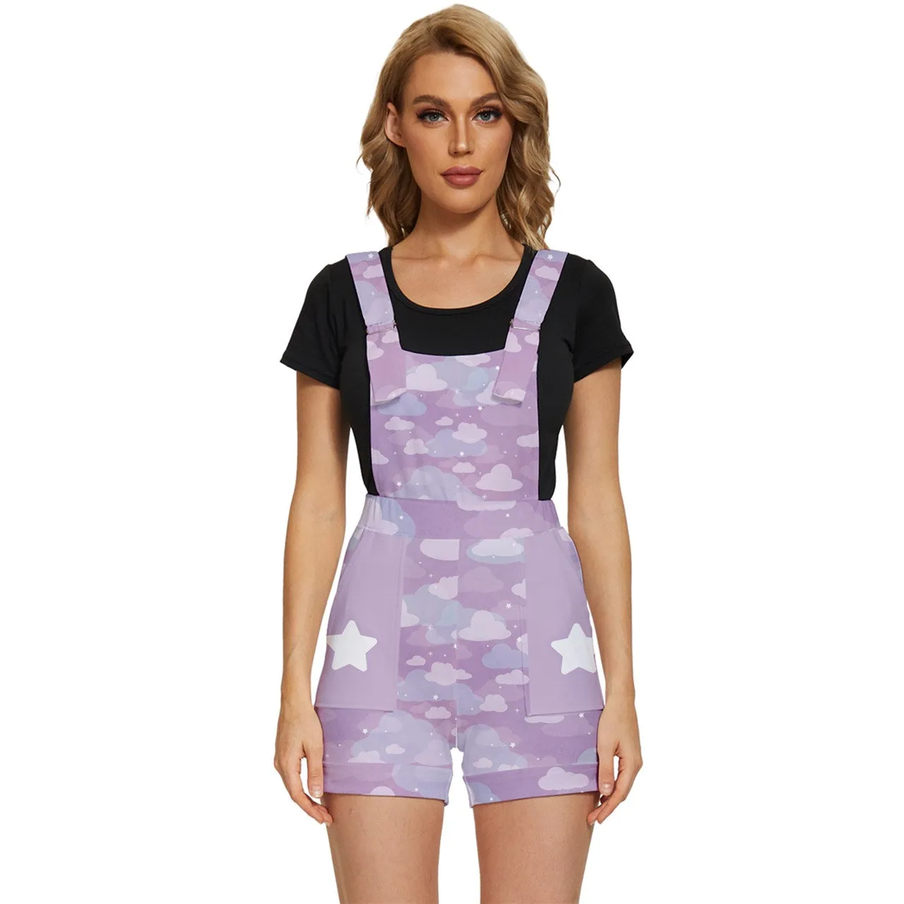 Starcrossed Skies Purple Romper