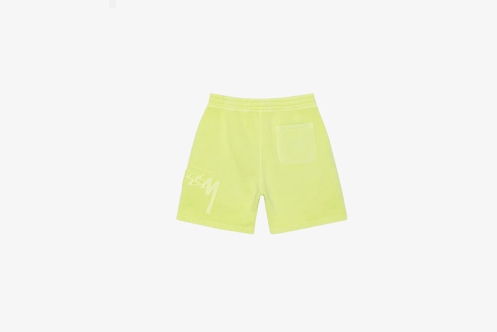 Stussy Fleece Short Tonal Applique M - Lime