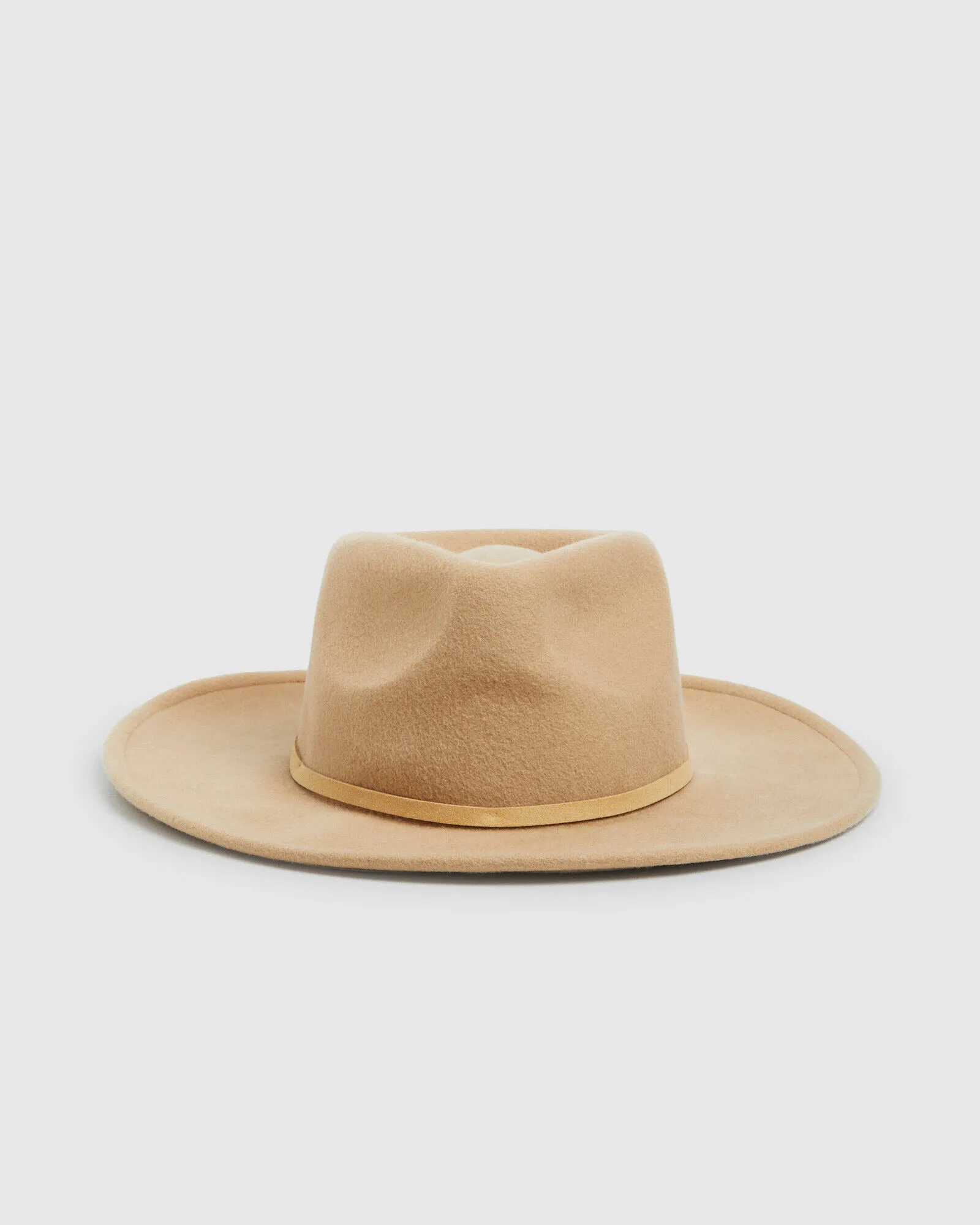 Subtitled Shady Felt Hat Cream