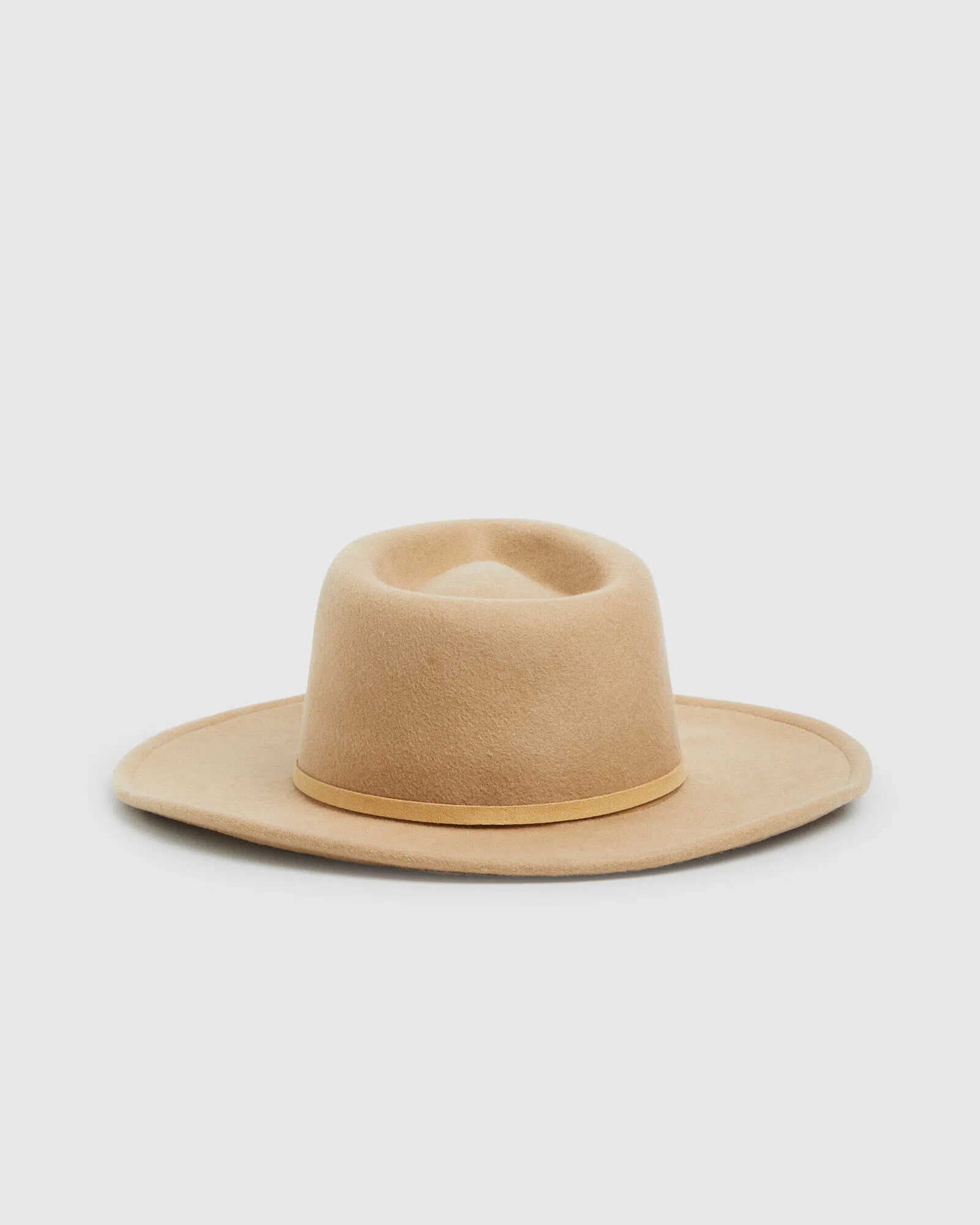 Subtitled Shady Felt Hat Cream