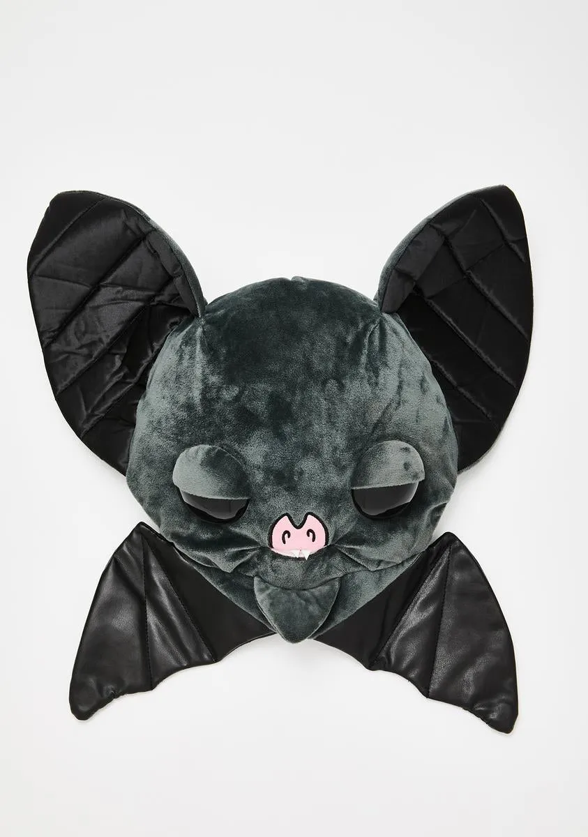 Sugarfueled Bat Black Plush Bag-